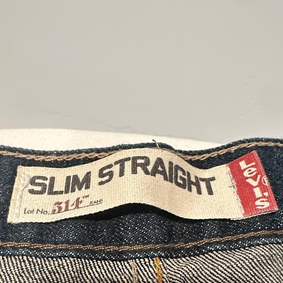 Levi’s 514 Bootcut Jeans Men W34 L32 – Dark Blue Wash, EUC - Picture 4 of 7